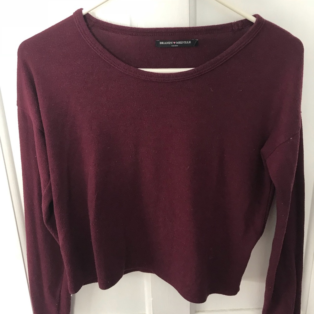 brandy melville cropped sweater